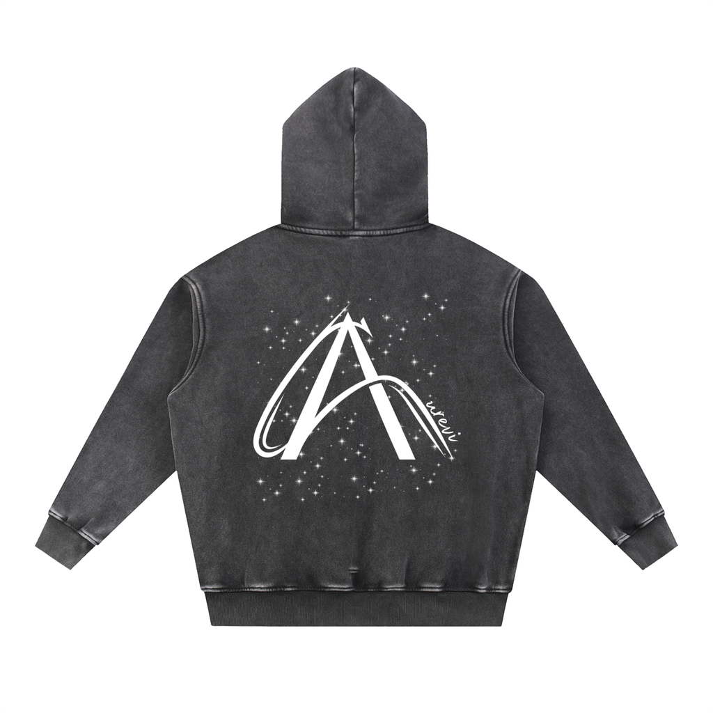 Oversized Bluza z Kapturem "Snow Wash" – Kolekcja Auveri