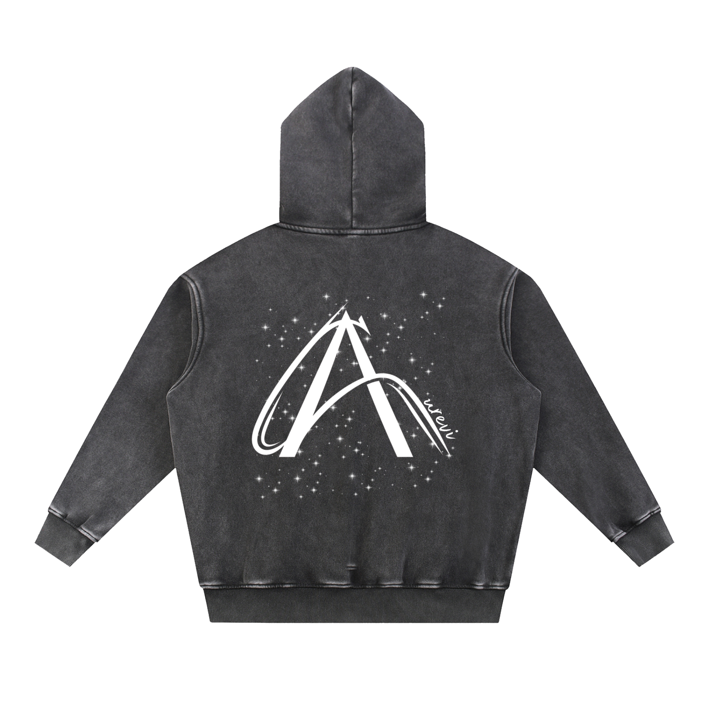 Oversized Bluza z Kapturem "Snow Wash" – Kolekcja Auveri