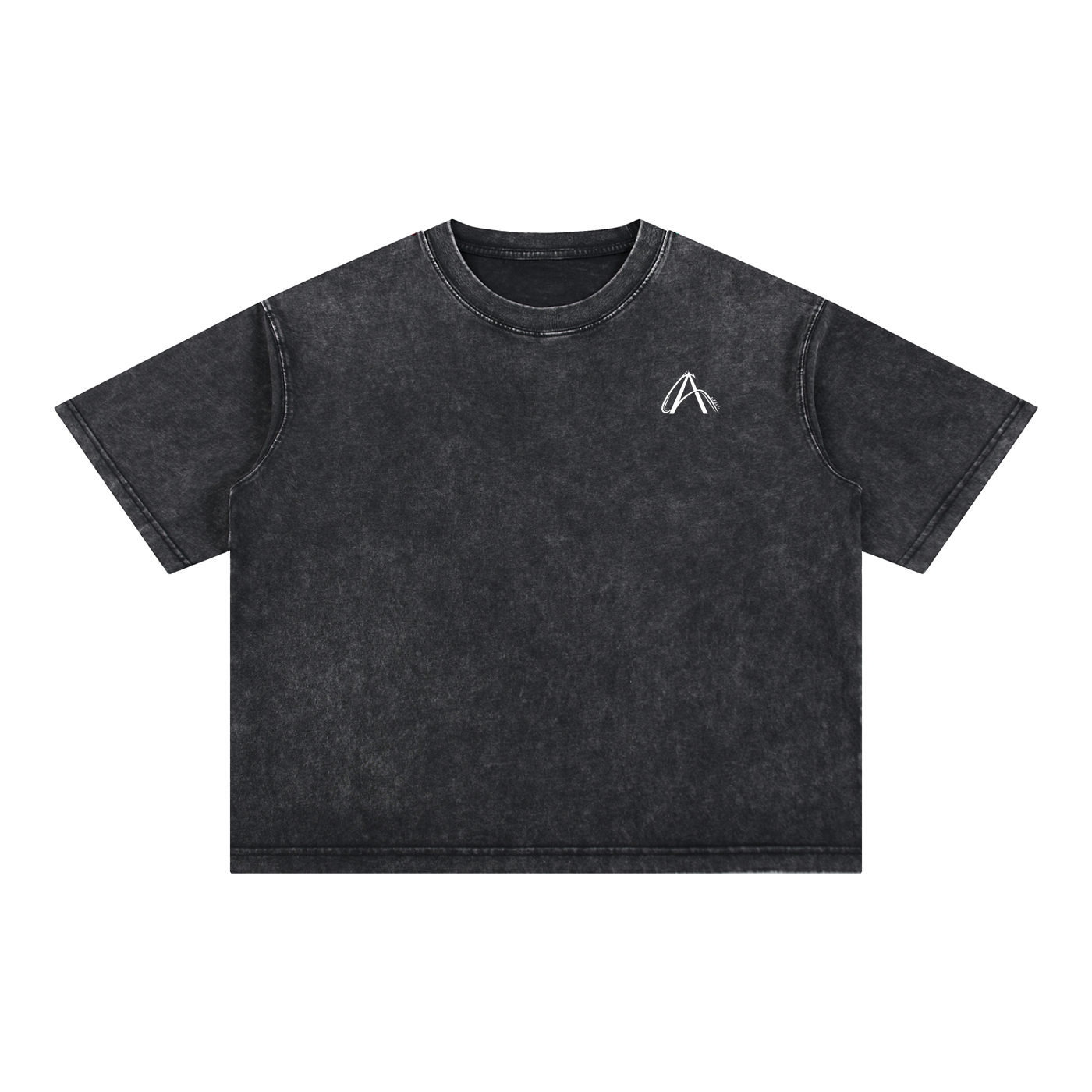 Crop T-Shirt "Snow Wash" Oversize – Kolekcja Auveri