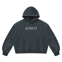 AUREVI Streetwear Hoodie – Oversize, Grube Sztruksowe Wykończenie