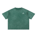 Crop T-Shirt "Snow Wash" Oversize – Kolekcja Auveri