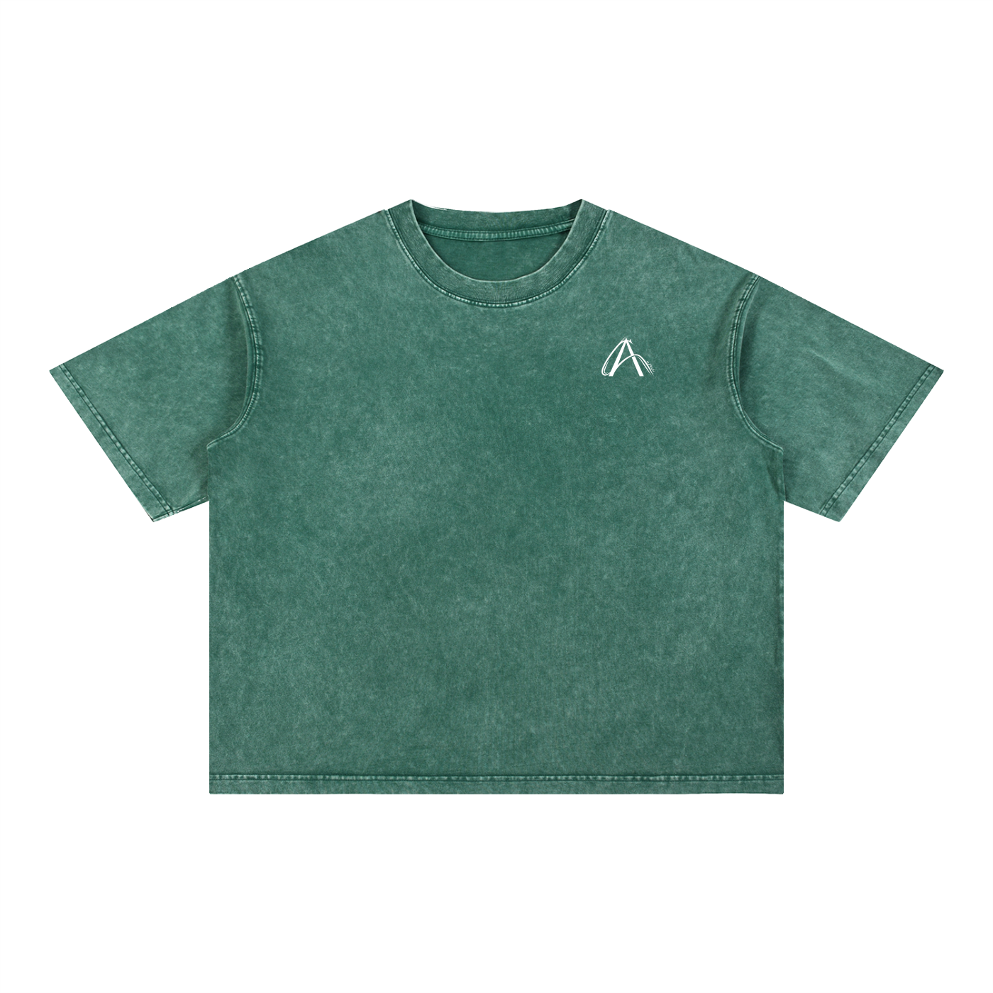 Crop T-Shirt "Snow Wash" Oversize – Kolekcja Auveri