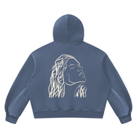 AUREVI Streetwear Hoodie – Oversize, Grube Sztruksowe Wykończenie