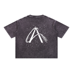 Crop T-Shirt "Snow Wash" Oversize – Kolekcja Auveri