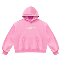 AUREVI Streetwear Hoodie – Oversize, Grube Sztruksowe Wykończenie