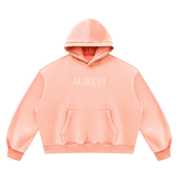 AUREVI Streetwear Hoodie – Oversize, Grube Sztruksowe Wykończenie