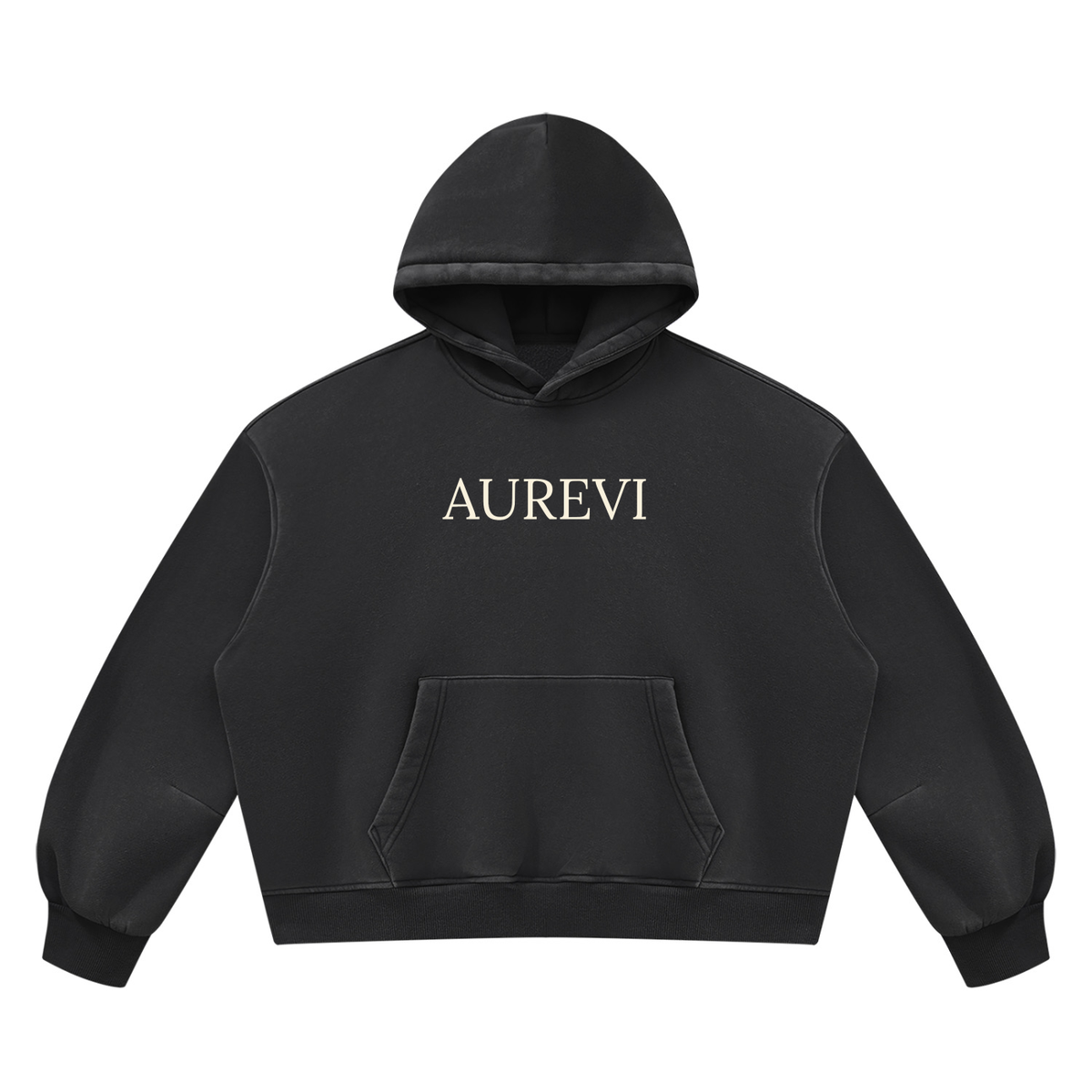 AUREVI Streetwear Hoodie – Oversize, Grube Sztruksowe Wykończenie
