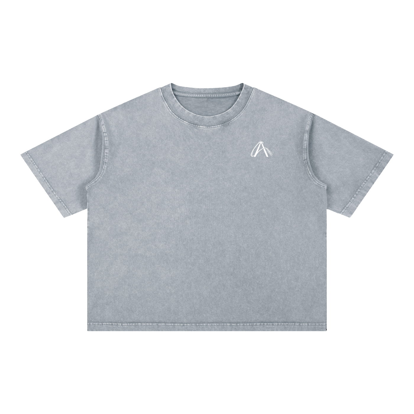 Crop T-Shirt "Snow Wash" Oversize – Kolekcja Auveri