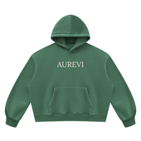AUREVI Streetwear Hoodie – Oversize, Grube Sztruksowe Wykończenie