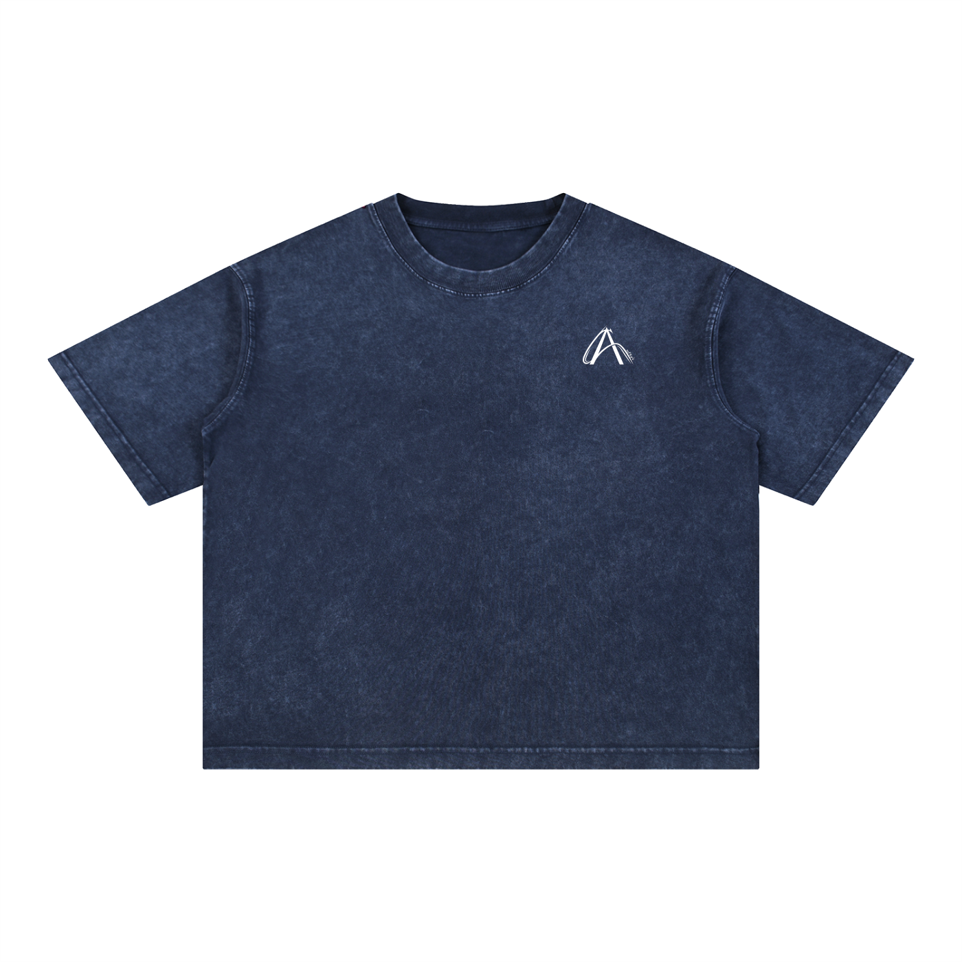 Crop T-Shirt "Snow Wash" Oversize – Kolekcja Auveri