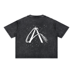 Crop T-Shirt "Snow Wash" Oversize – Kolekcja Auveri
