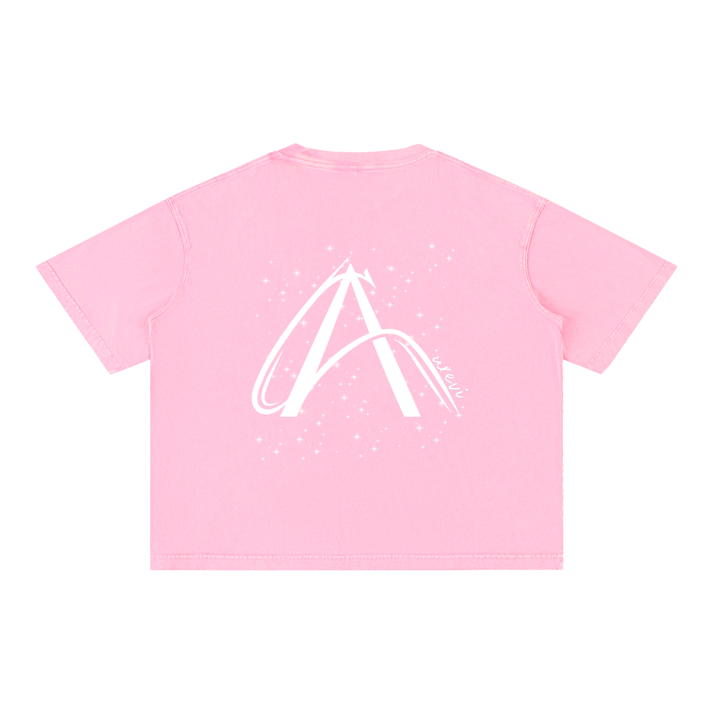 Crop T-Shirt "Snow Wash" Oversize – Kolekcja Auveri