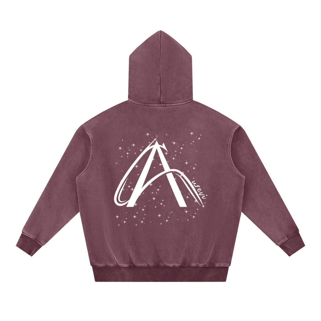 Oversized Bluza z Kapturem "Snow Wash" – Kolekcja Auveri