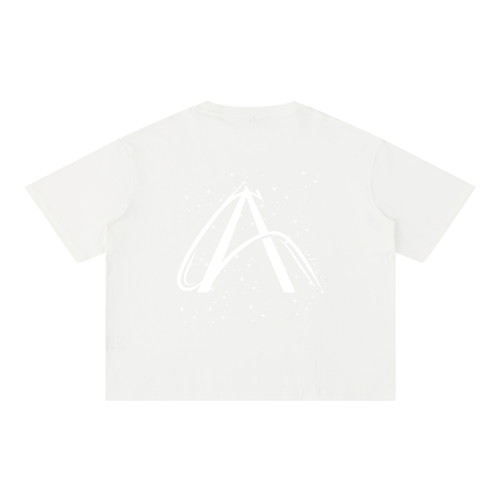Crop T-Shirt "Snow Wash" Oversize – Kolekcja Auveri