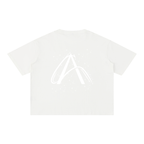 Crop T-Shirt "Snow Wash" Oversize – Kolekcja Auveri