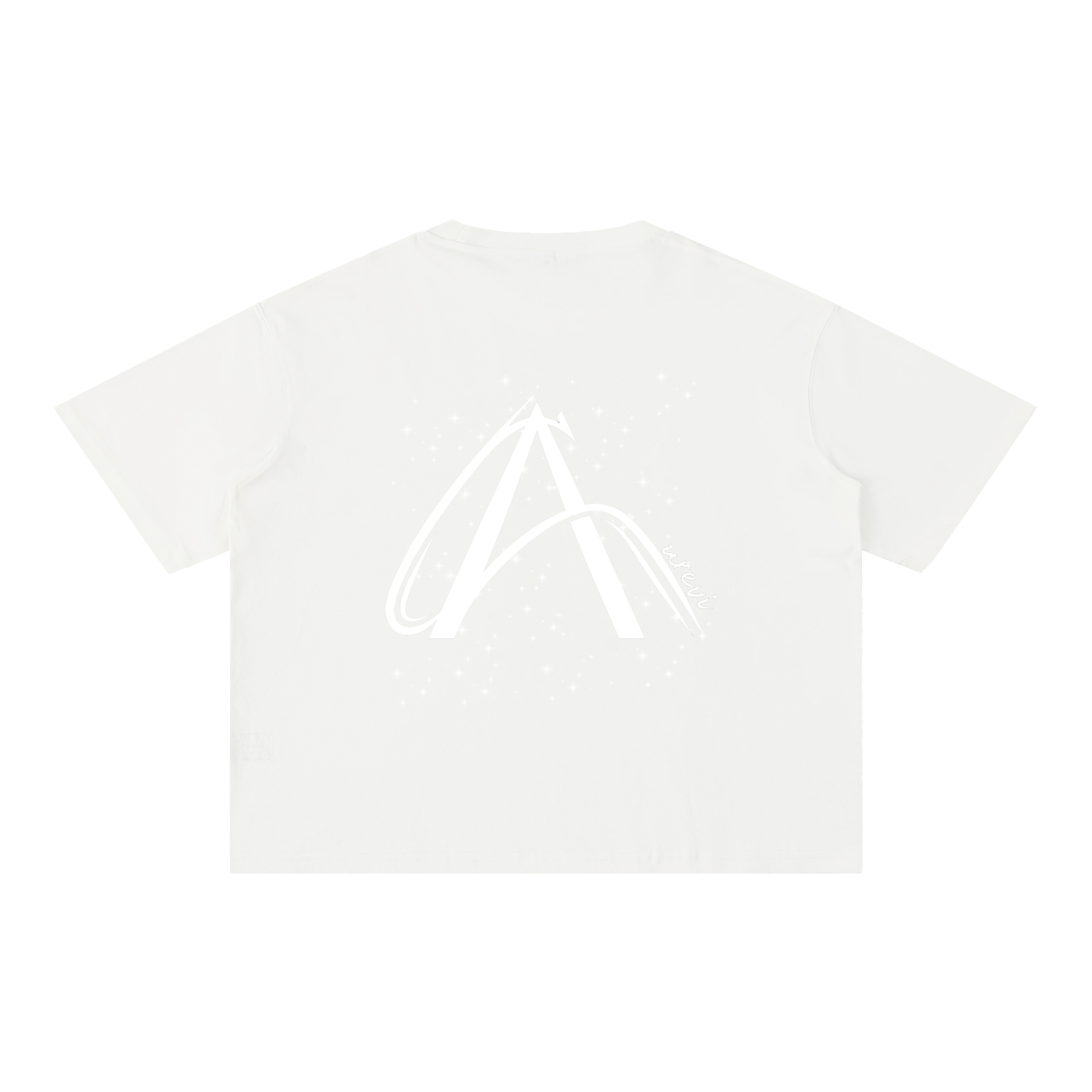 Crop T-Shirt "Snow Wash" Oversize – Kolekcja Auveri