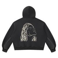 AUREVI Streetwear Hoodie – Oversize, Grube Sztruksowe Wykończenie