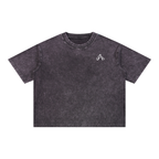 Crop T-Shirt "Snow Wash" Oversize – Kolekcja Auveri