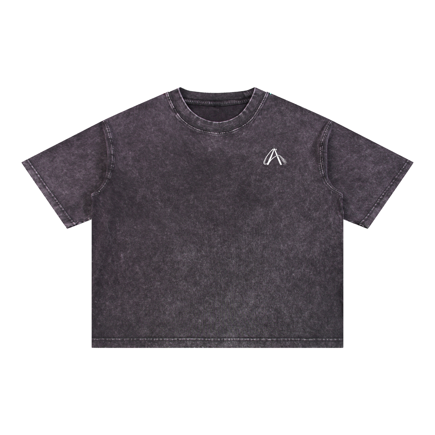 Crop T-Shirt "Snow Wash" Oversize – Kolekcja Auveri