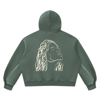 AUREVI Streetwear Hoodie – Oversize, Grube Sztruksowe Wykończenie