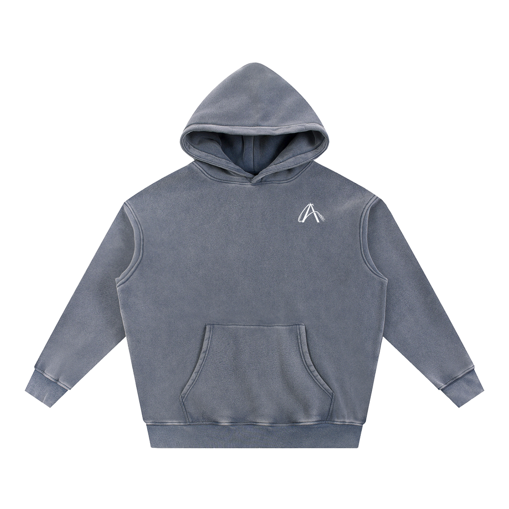 Oversized Bluza z Kapturem "Snow Wash" – Kolekcja Auveri