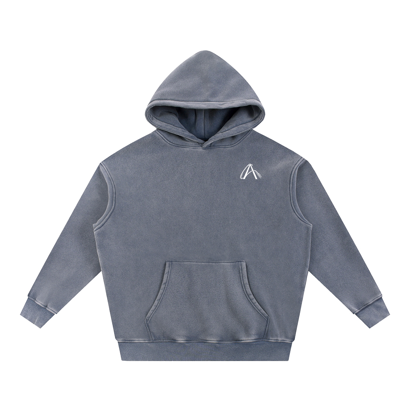 Oversized Bluza z Kapturem "Snow Wash" – Kolekcja Auveri