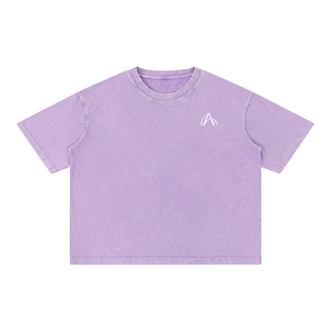 Crop T-Shirt "Snow Wash" Oversize – Kolekcja Auveri
