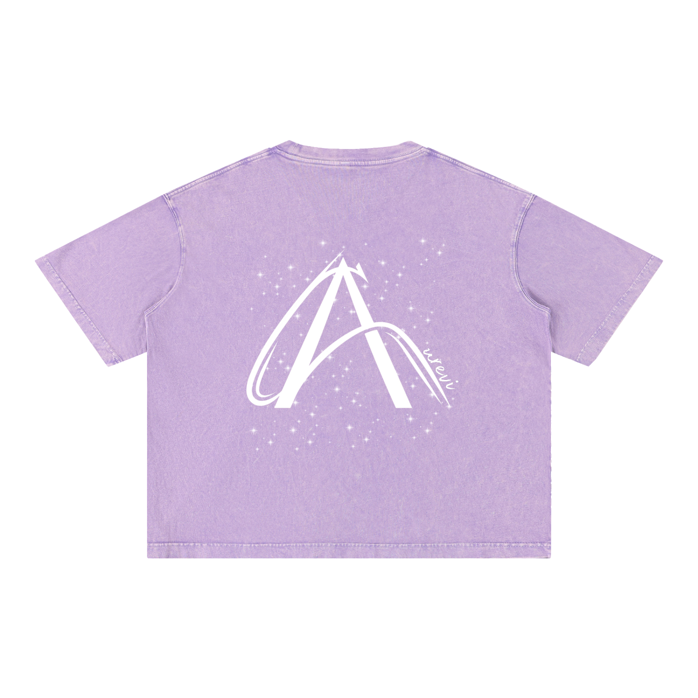 Crop T-Shirt "Snow Wash" Oversize – Kolekcja Auveri
