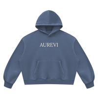 AUREVI Streetwear Hoodie – Oversize, Grube Sztruksowe Wykończenie