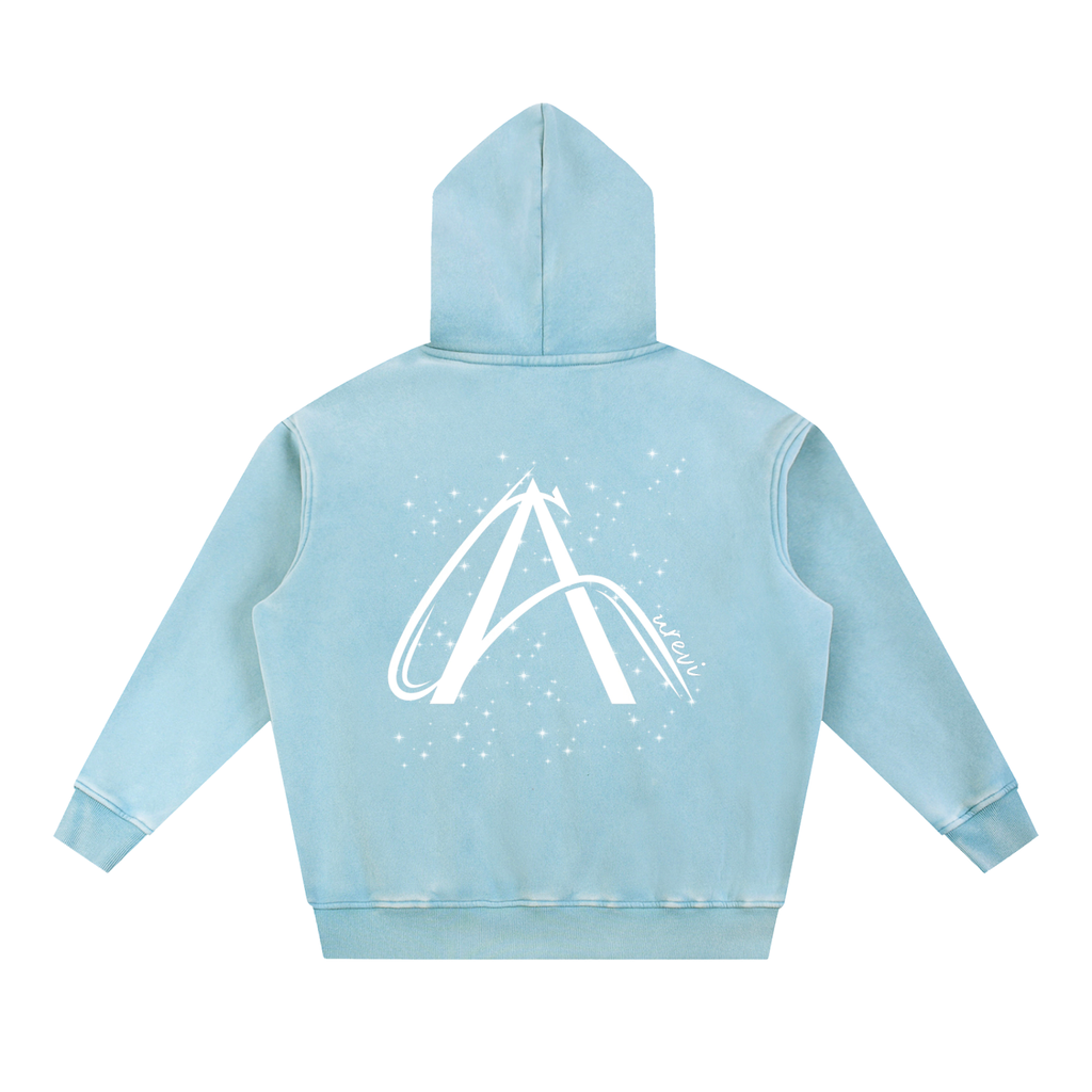 Oversized Bluza z Kapturem "Snow Wash" – Kolekcja Auveri