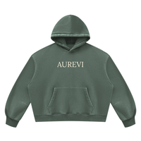 AUREVI Streetwear Hoodie – Oversize, Grube Sztruksowe Wykończenie