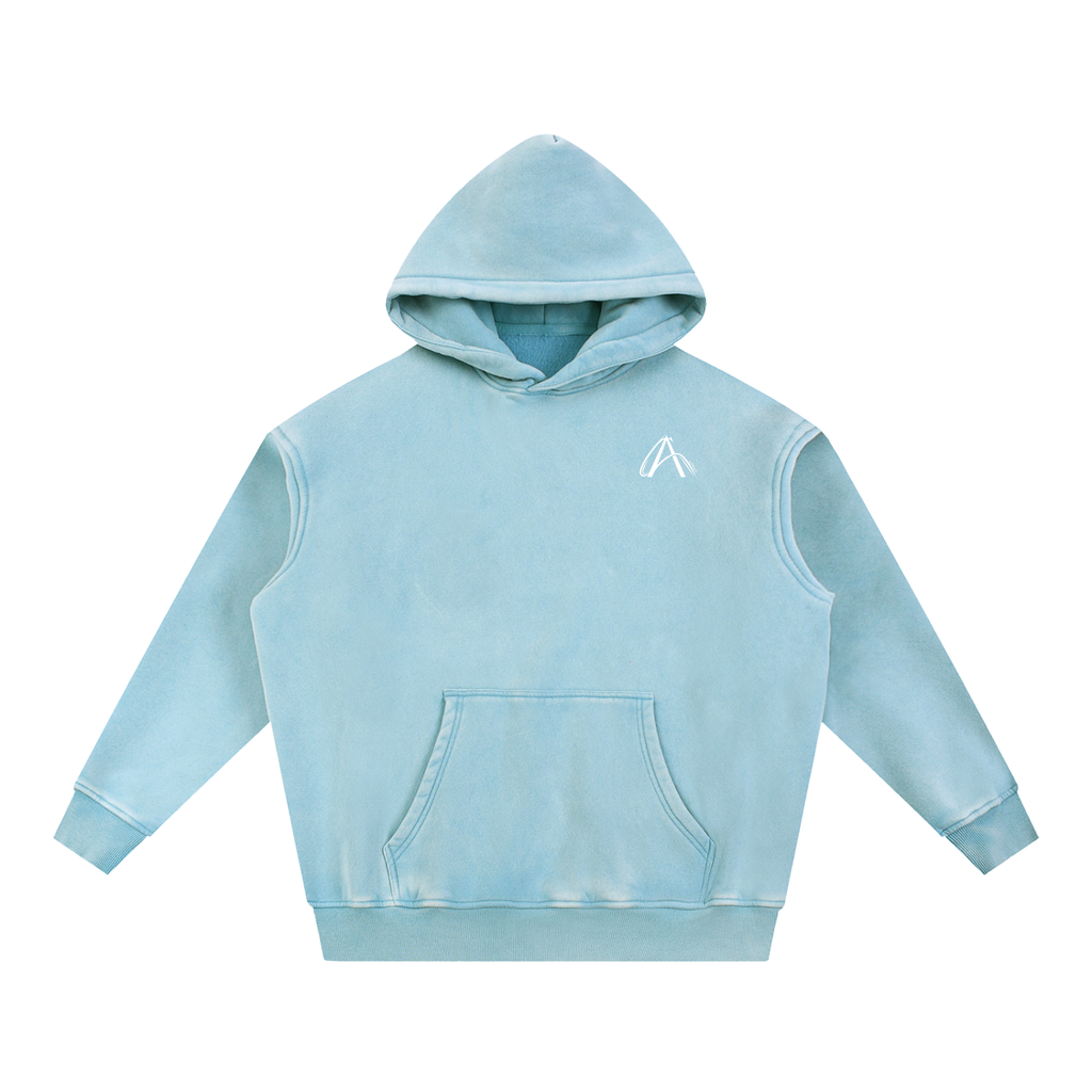 Oversized Bluza z Kapturem "Snow Wash" – Kolekcja Auveri