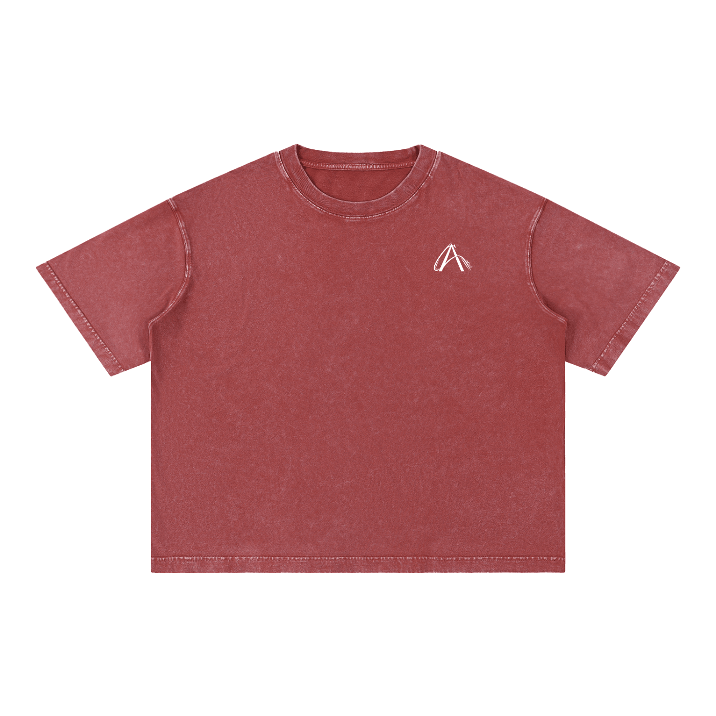 Crop T-Shirt "Snow Wash" Oversize – Kolekcja Auveri - Aurevi