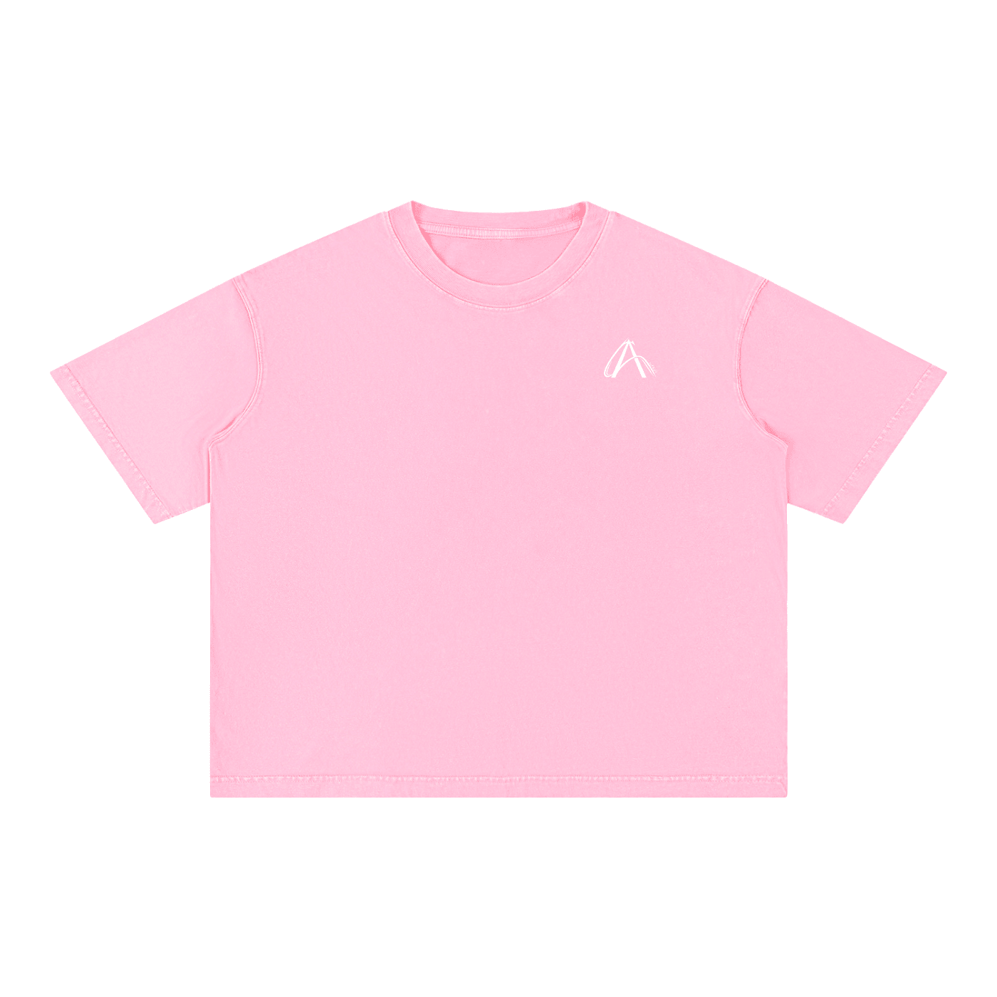Crop T-Shirt "Snow Wash" Oversize – Kolekcja Auveri - Aurevi