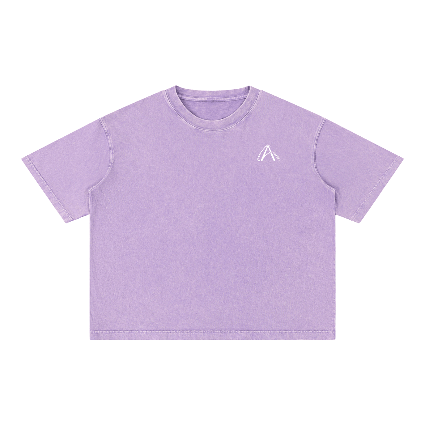Crop T-Shirt "Snow Wash" Oversize – Kolekcja Auveri - Aurevi