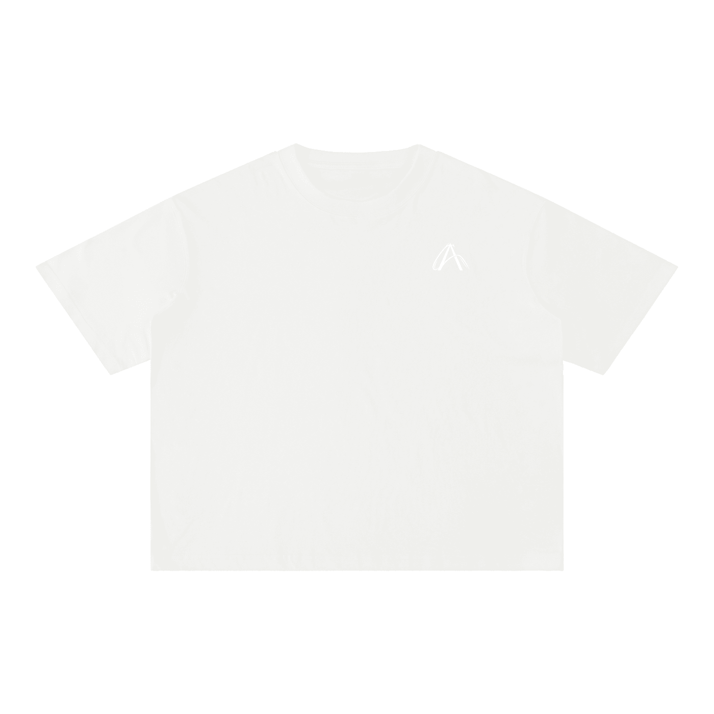 Crop T-Shirt "Snow Wash" Oversize – Kolekcja Auveri - Aurevi