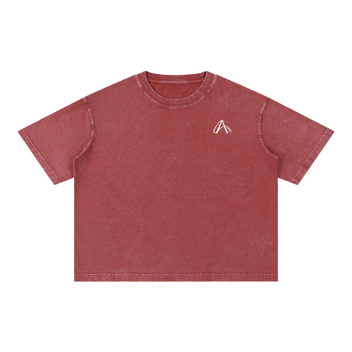 Crop T-Shirt "Snow Wash" Oversize – Kolekcja Auveri