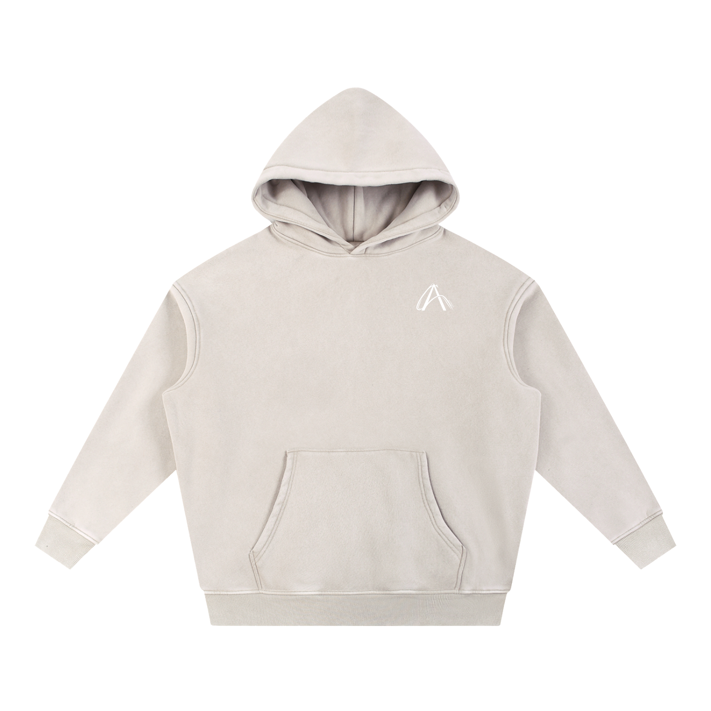 Oversized Bluza z Kapturem "Snow Wash" – Kolekcja Auveri