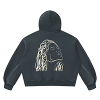 AUREVI Streetwear Hoodie – Oversize, Grube Sztruksowe Wykończenie