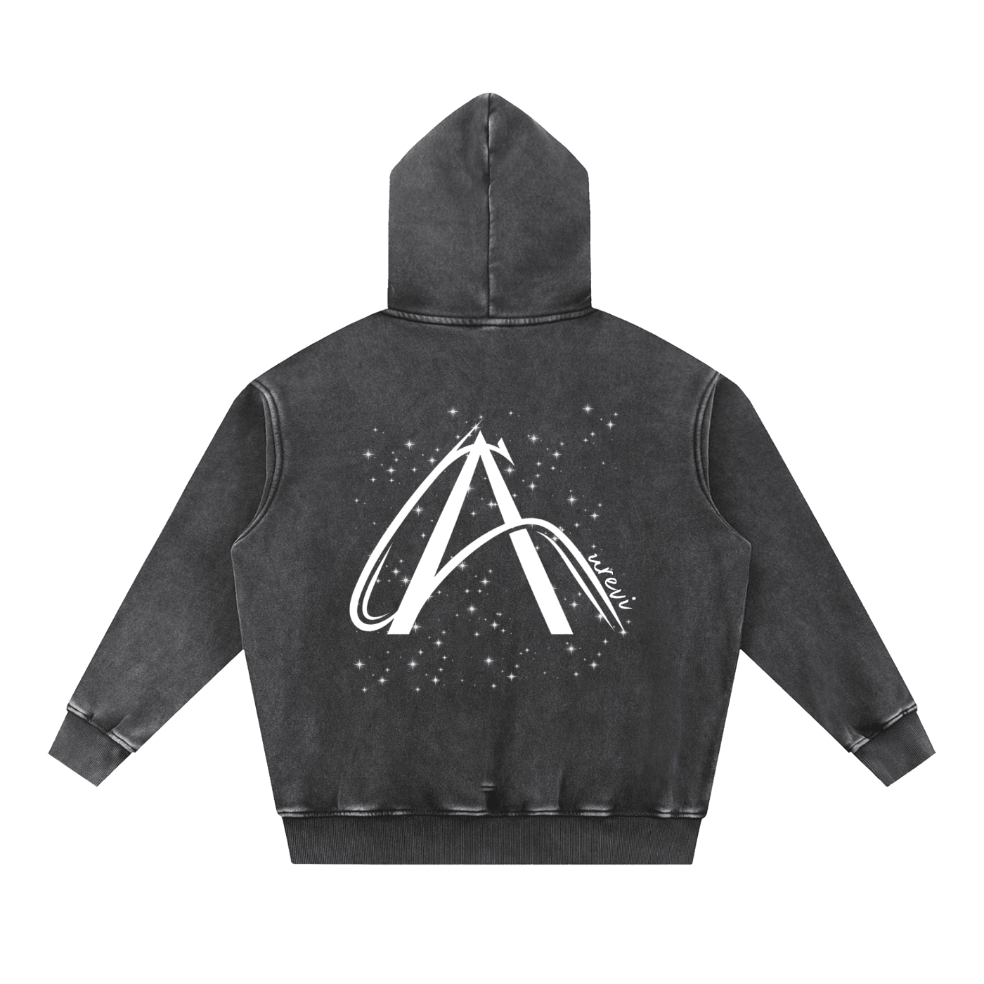 Oversized Bluza z Kapturem "Snow Wash" – Kolekcja Auveri - Aurevi