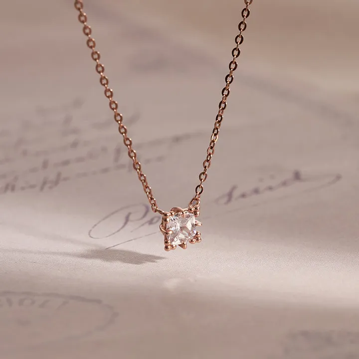 [14K Gold] Muzer Square Necklace