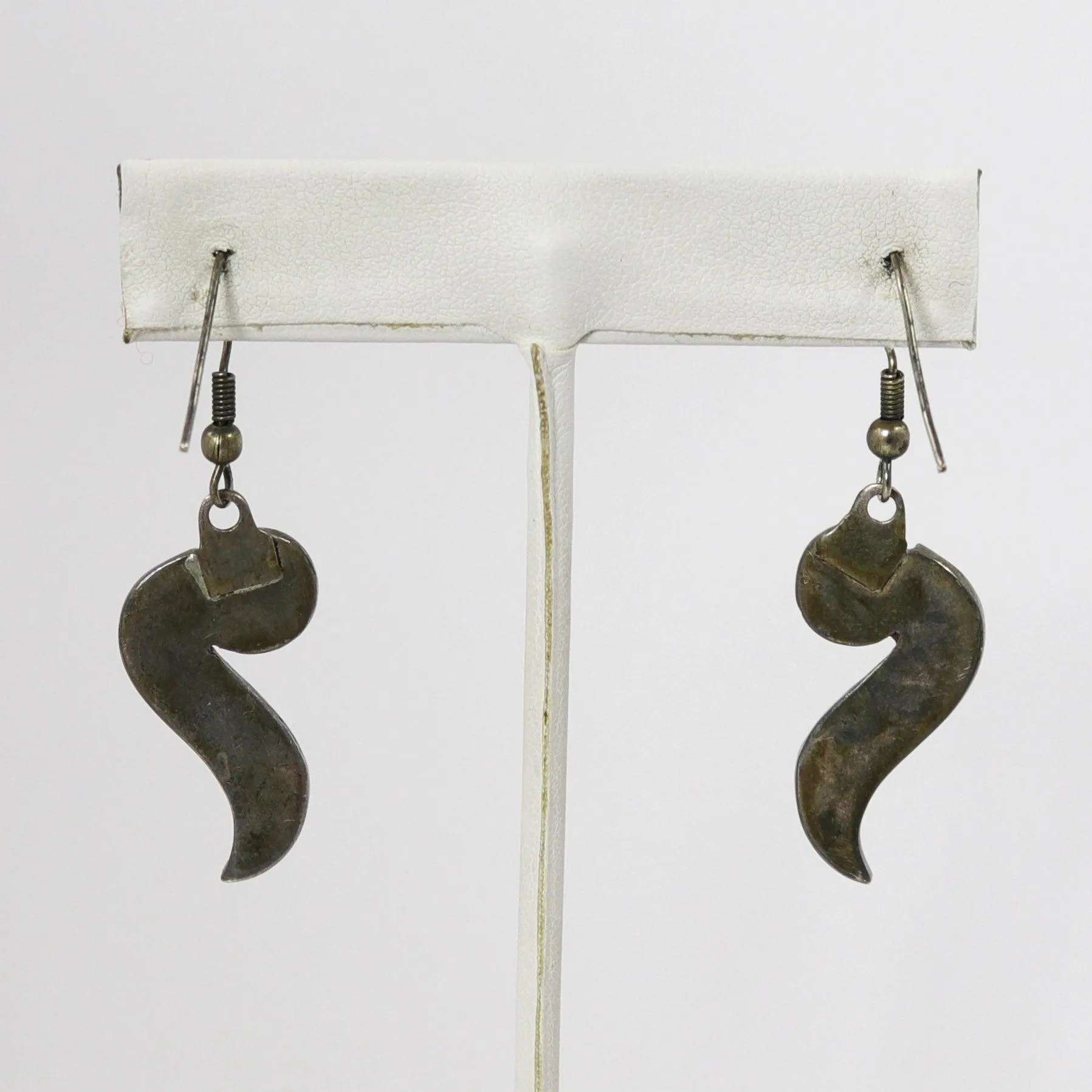 1940s Coral Inlay Earrings