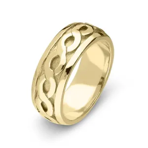 9ct Yellow Gold Fancy Celtic Wedding Ring