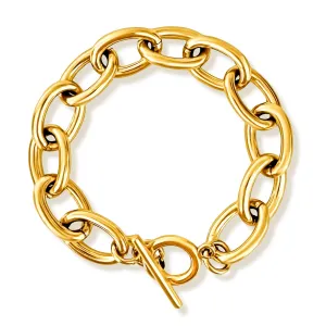 Allegra Chunky Oval Chain Toggle Bracelet