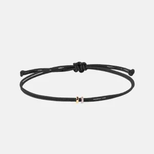 Amy Diamond Cord Bracelet, Black