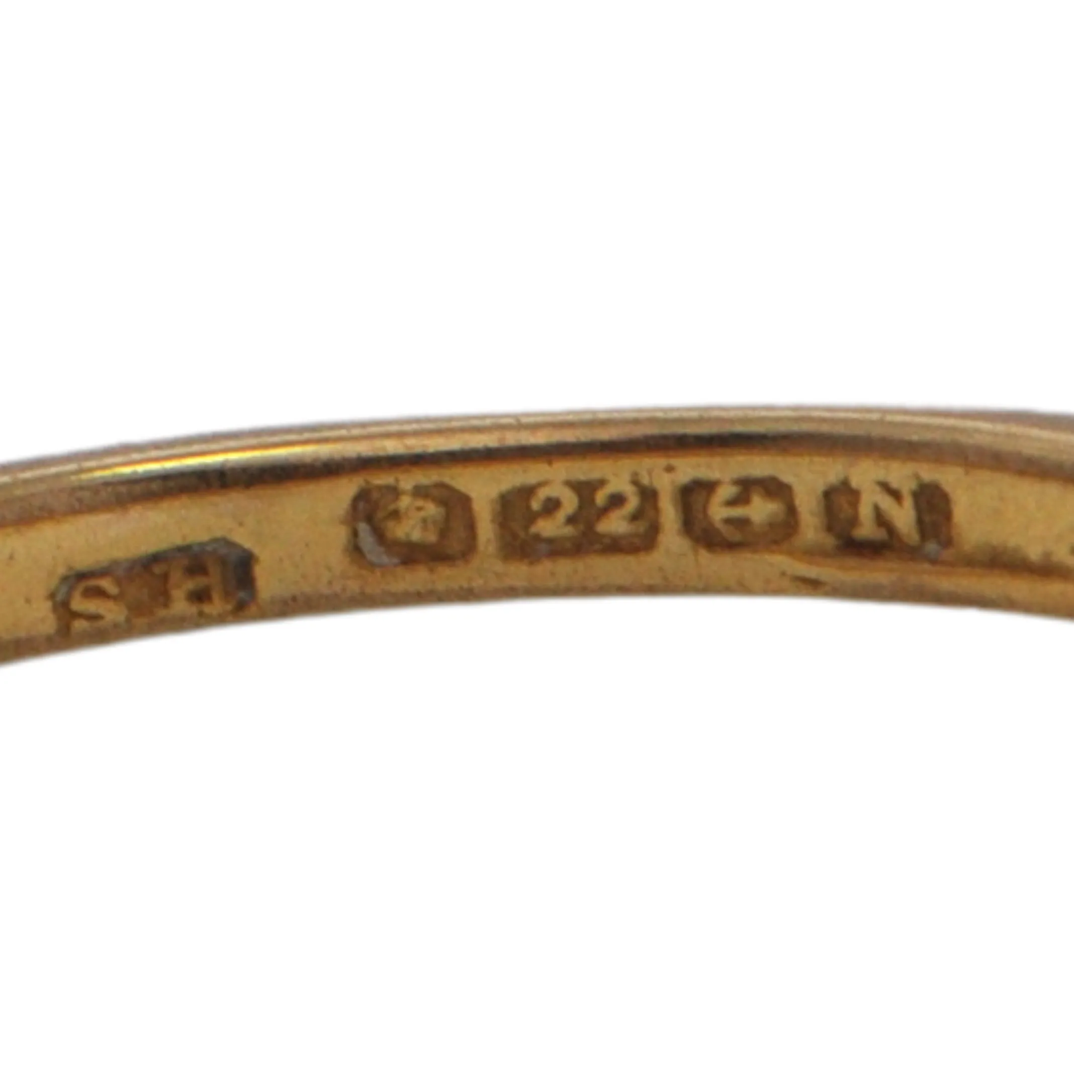 Antique English 22k Gold Band