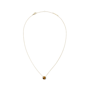 Audrey Necklace Tiger Eye Gold