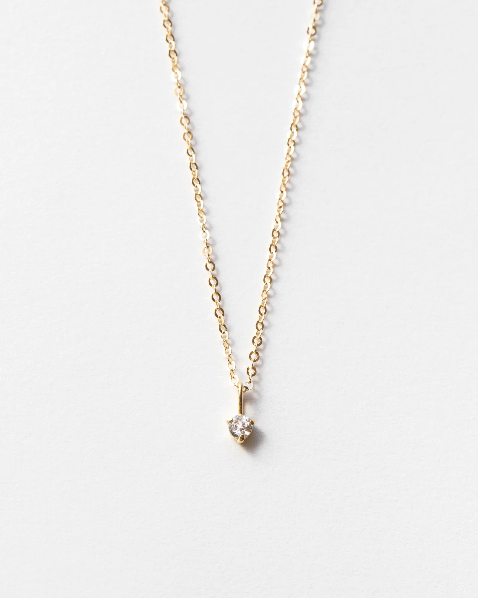 Aura Birthstone Charm Necklace