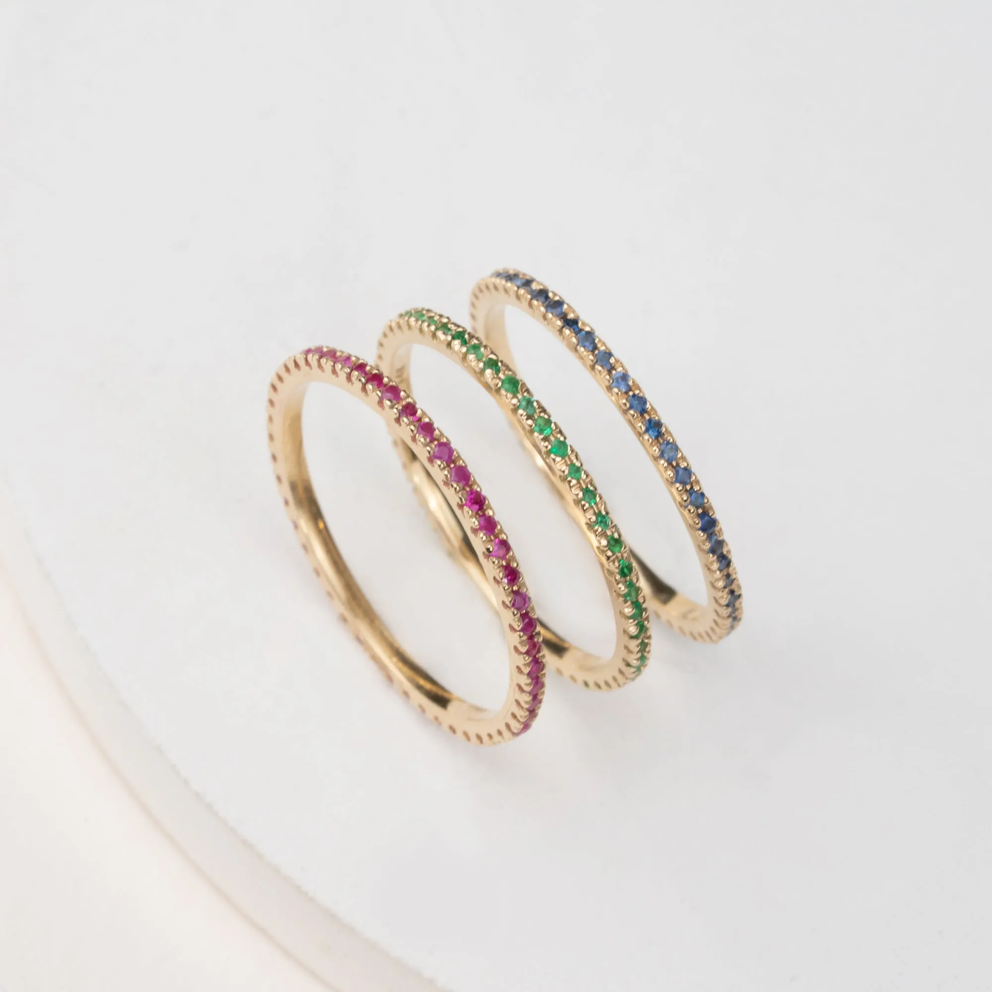 Blue Diamond Eternity Ring, Kiki