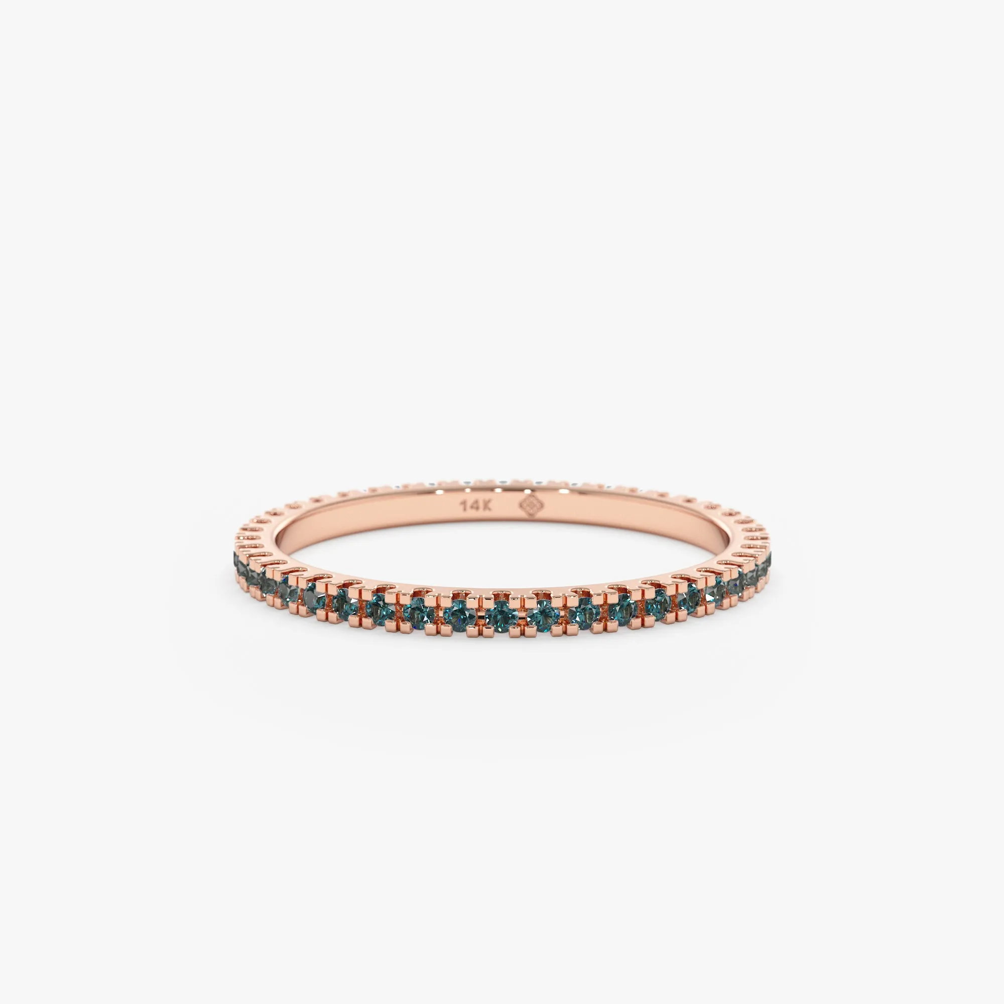 Blue Diamond Eternity Ring, Kiki